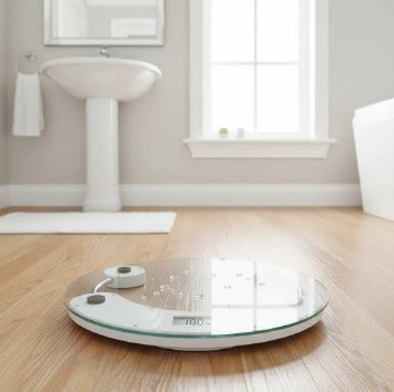 Bascula Digital Pesa 180kg baño vidrio